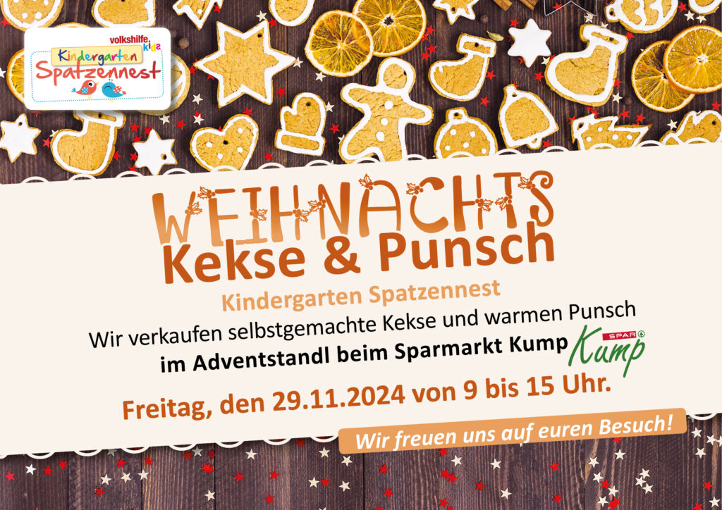 Weihnachtskekse und Punsch